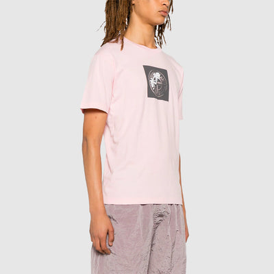 T-shirt en Coton à Imprimé Compass